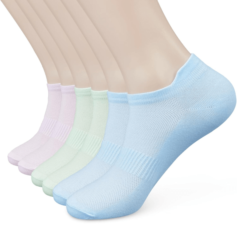 6 Pairs Comfy Athletic Ankle Support Socks-Plantar Socks