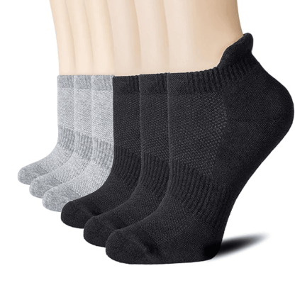 6 Pairs Athletic Ankle Support Socks – Comfort and Performance-Plantar Socks