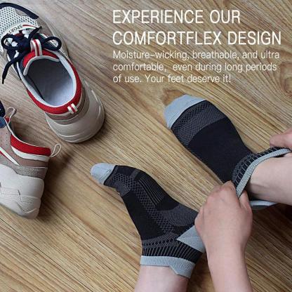 6 Pairs Regular Fit Ankle Support Socks-Plantar Socks