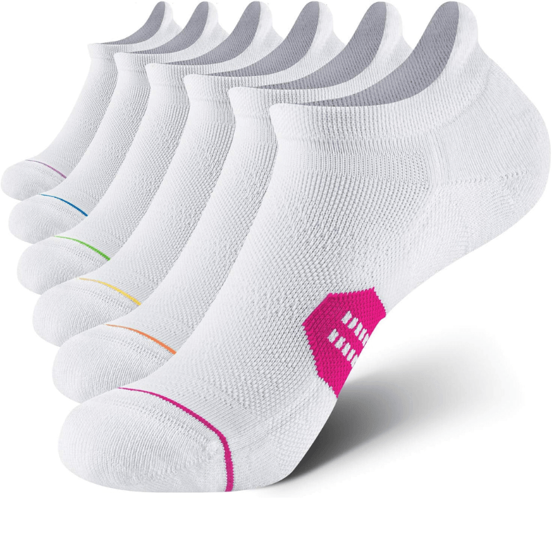 6 Pack Ankle Support Socks with Mesh Design-Plantar Socks6 Pack Ankle Support Socks with Mesh Design - Image 3
