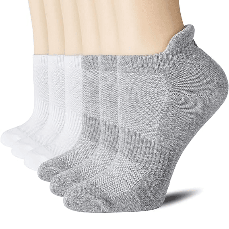 6 Pairs Athletic Ankle Support Socks – Comfort and Performance-Plantar Socks