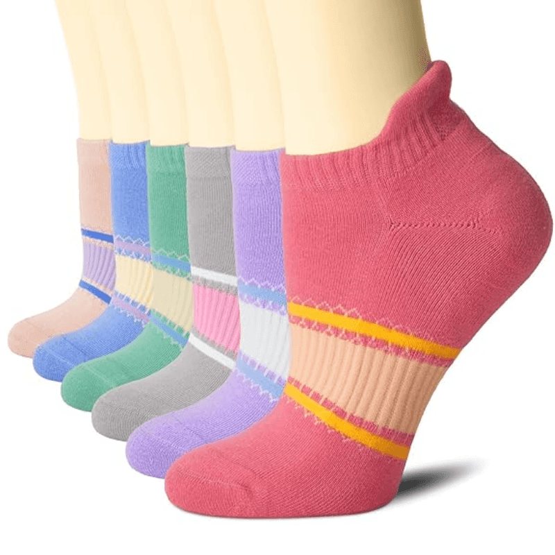 6 Pairs Athletic Ankle Support Socks – Comfort and Performance-Plantar Socks6 Pairs Athletic Ankle Support Socks – Comfort and Performance - Image 4