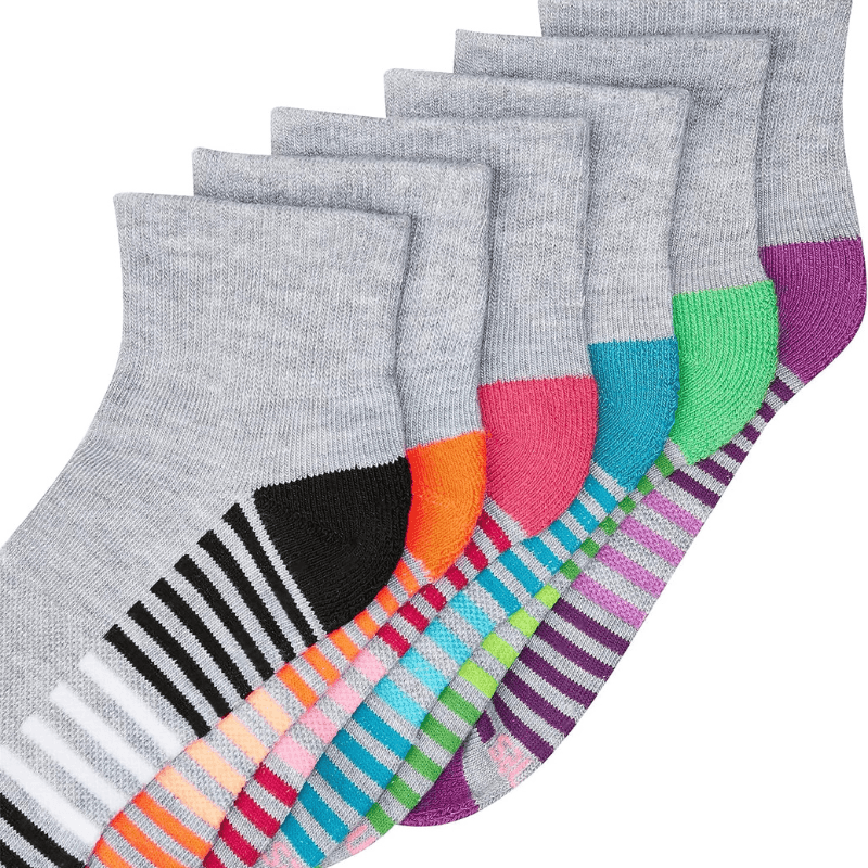 6 Pairs Cushioned Ankle Support Socks-Plantar Socks6 Pairs Cushioned Ankle Support Socks - Image 4