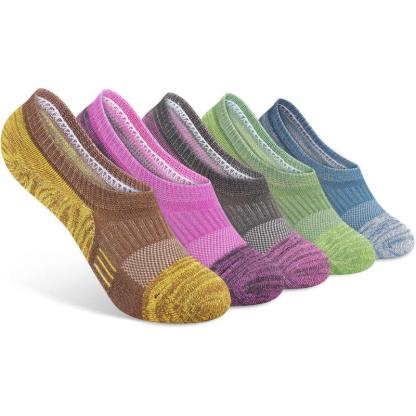 5 Pairs Cushioned Running Ankle Support Socks-Plantar Socks