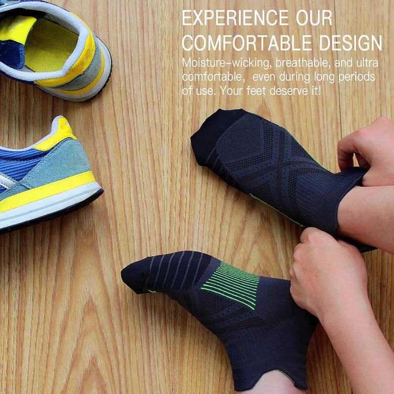 6 Pairs Compression Running Ankle Support Socks-Plantar Socks6 Pairs Compression Running Ankle Support Socks - Image 7