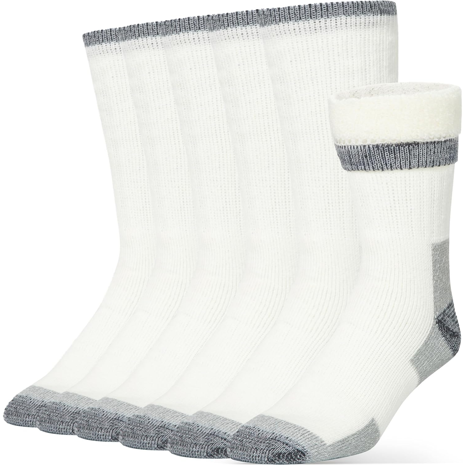 Thermal Wool Hiking Socks For Men And Women With Crew Fit And Winter Boot Style