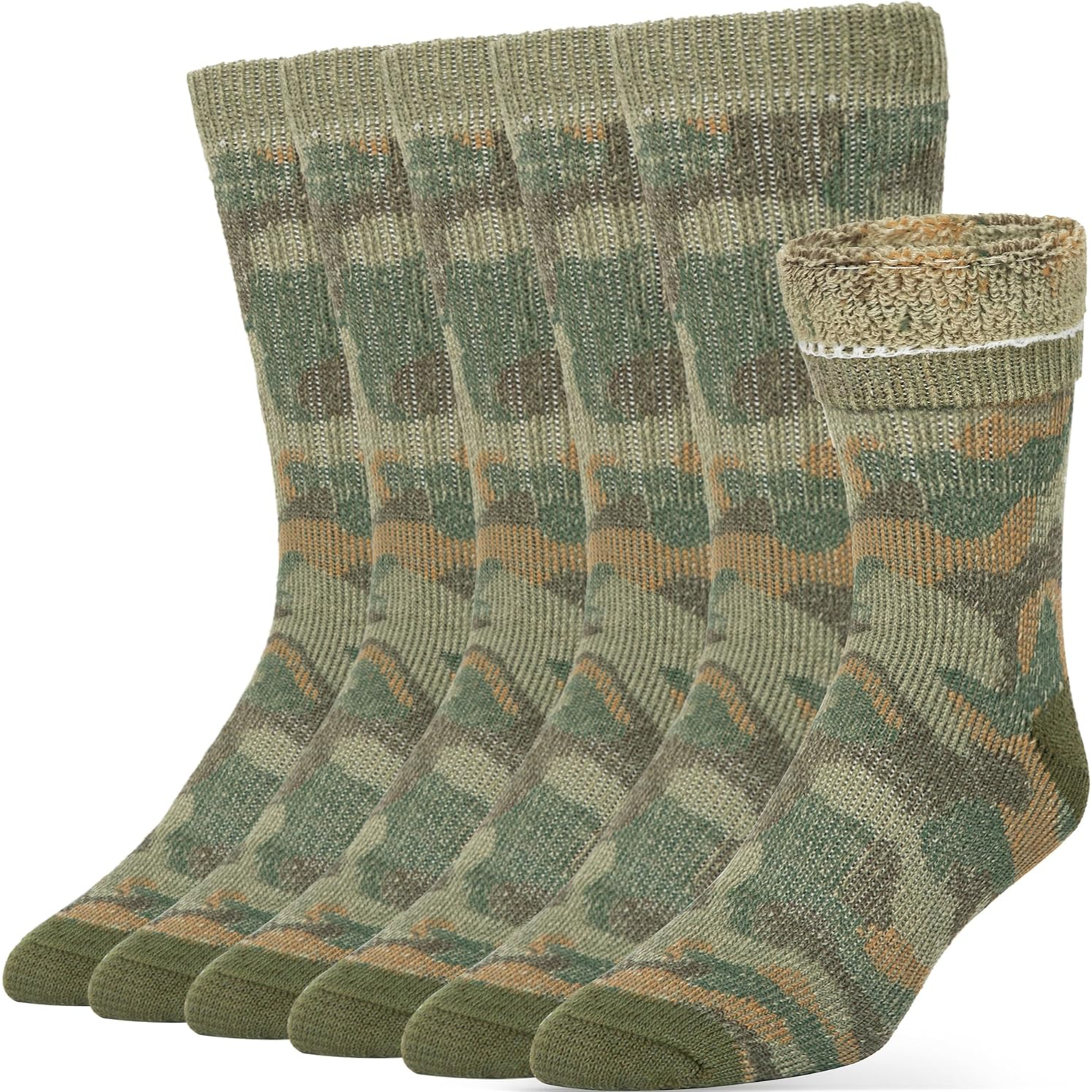 Thermal Wool Hiking Socks For Men And Women With Crew Fit And Winter Boot Style