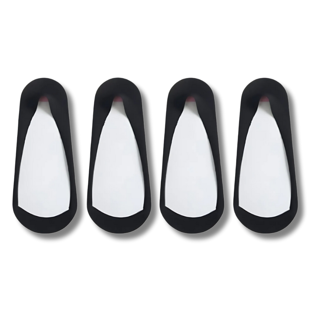 Thin Ultra Low Cut No Show Cotton Liner Socks 4 Pair Of Socks