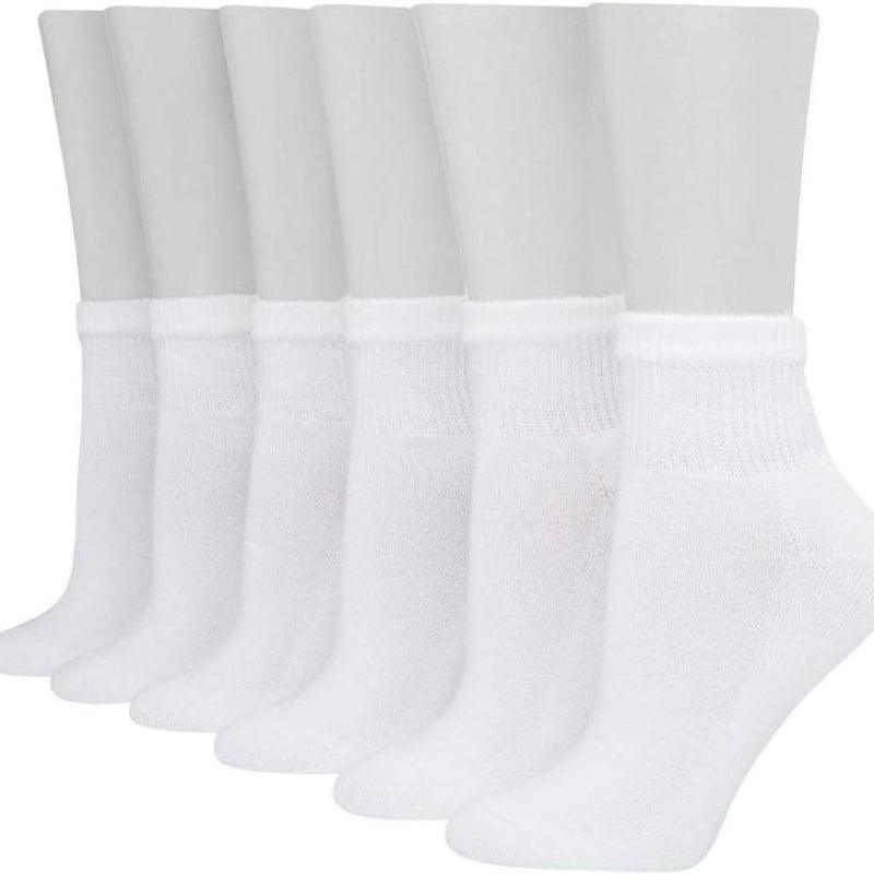 6 Pack Of Seamless Crew Socks for Everyday Use-Plantar Socks