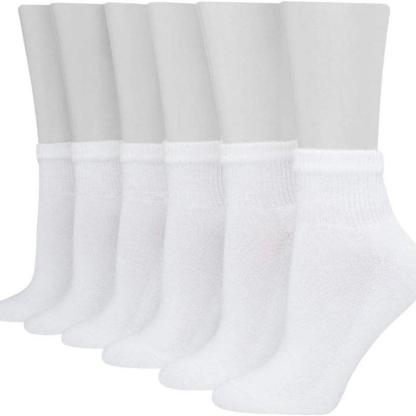 6 Pack Of Seamless Crew Socks for Everyday Use-Plantar Socks