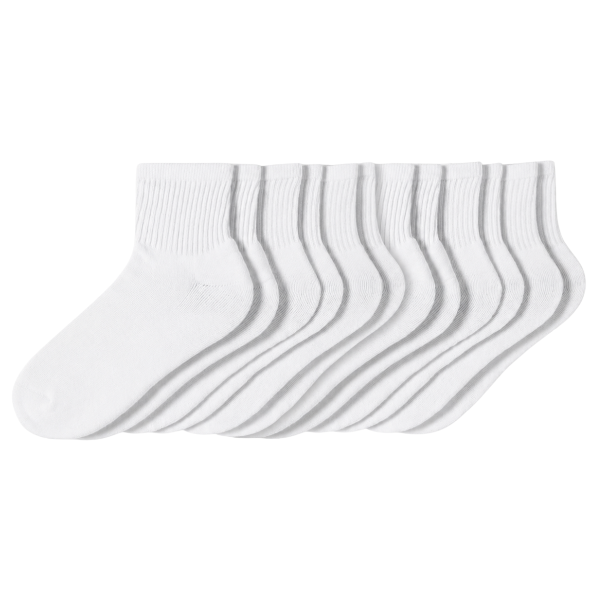 6 Pack Mini Crew Socks For Everyday Wear