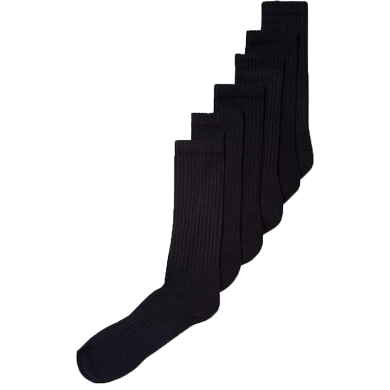 One Pair Cushioned Crew Socks For Everyday Wear-Plantar SocksOne Pair Cushioned Crew Socks For Everyday Wear - Image 3
