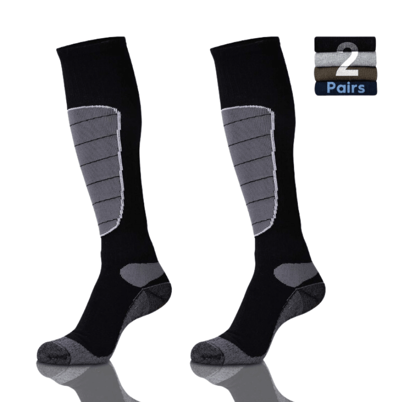 Pair Of 2 Stylish Compression Heated Socks-Plantar Socks