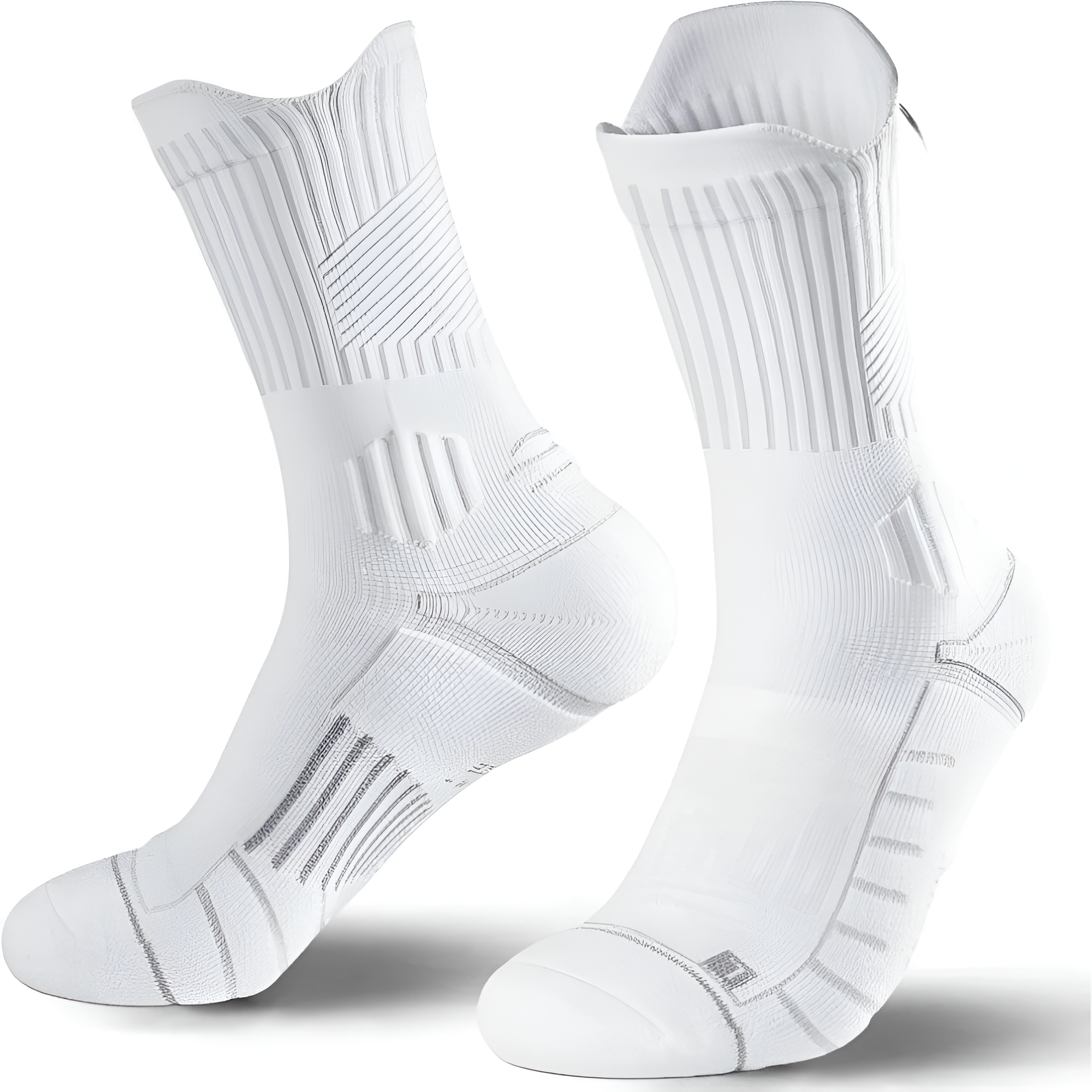 Compression Anti Blister Running Socks 3 PairsCompression Anti Blister Running Socks 3 Pairs - Image 3