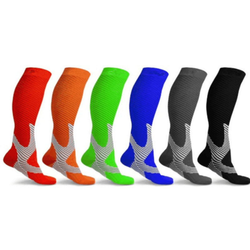 Recovery and Performance Compression Socks 6 Pairs-Plantar Socks