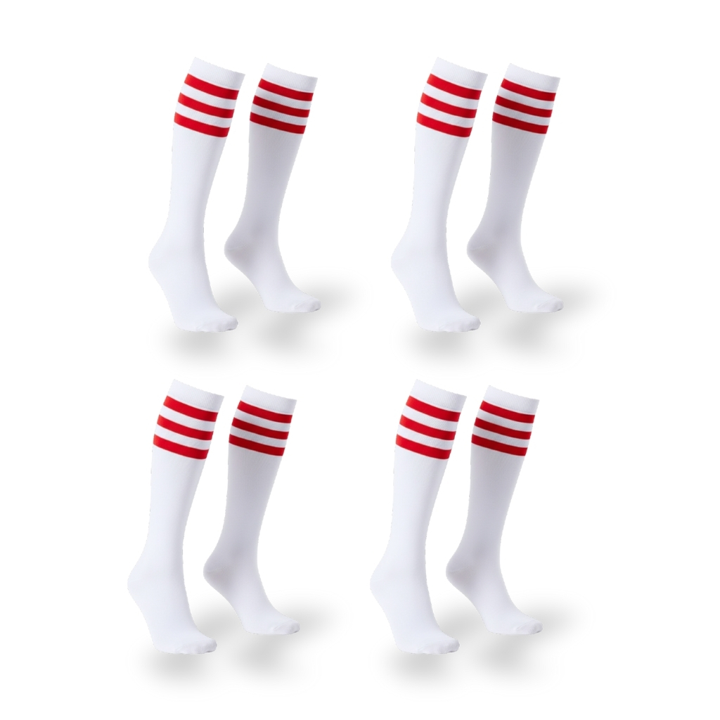 Women Striped Sport Cotton Crew SocksWomen Striped Sport Cotton Crew Socks - Image 6