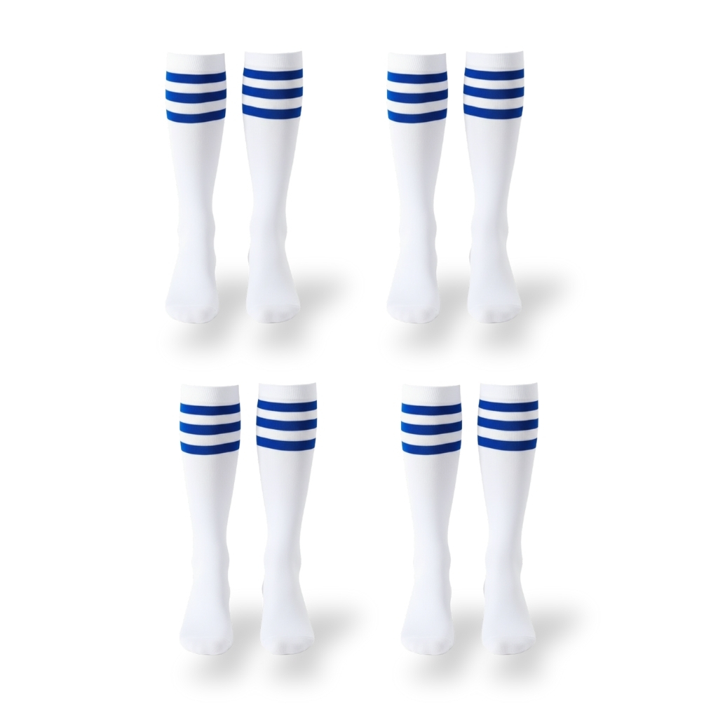 Women Striped Sport Cotton Crew Socks