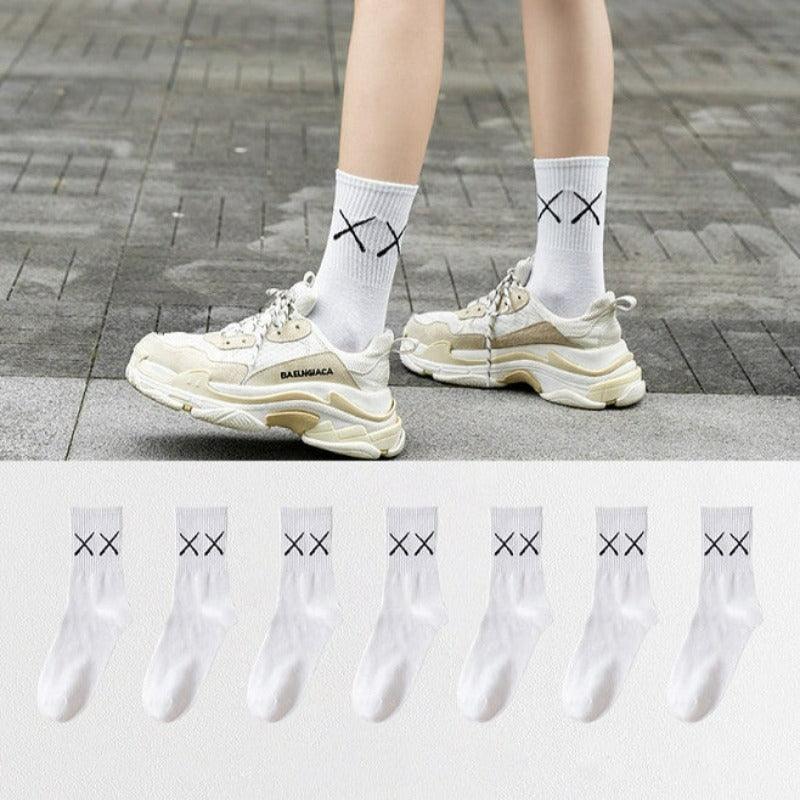 Unisex Patterns Compression Socks-Plantar Socks
