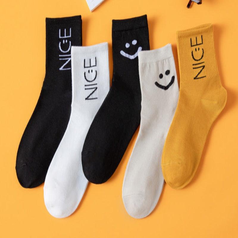 Unisex Patterns Compression Socks-Plantar Socks