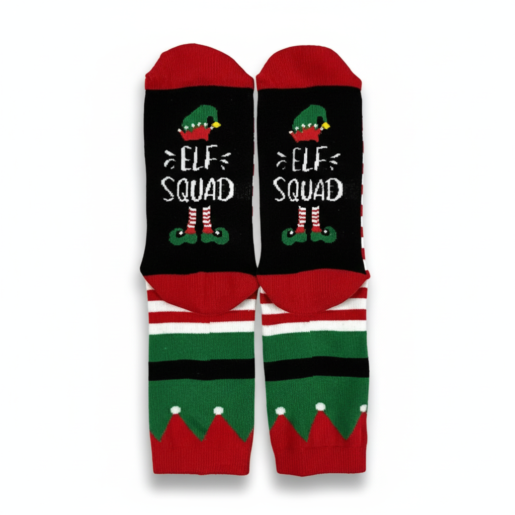 Elf Squad Christmas Socks For Men