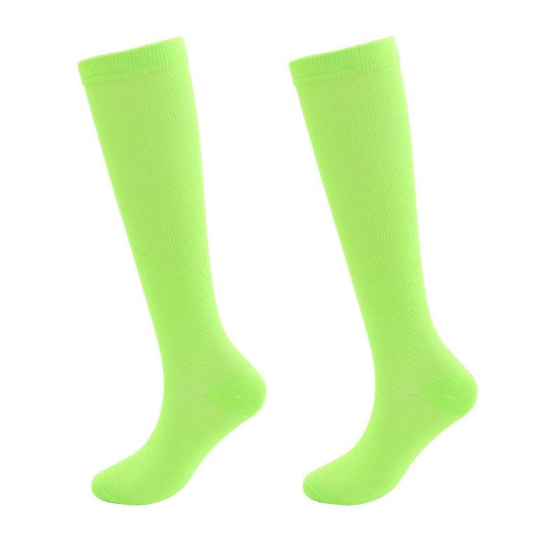 9 Pairs Solid Color Long Tube Sports Socks-Plantar Socks