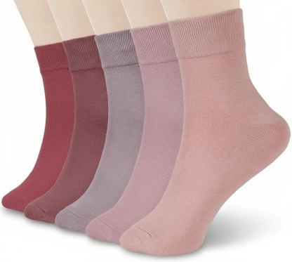 5 Of Pairs Thin Soft Cozy Socks