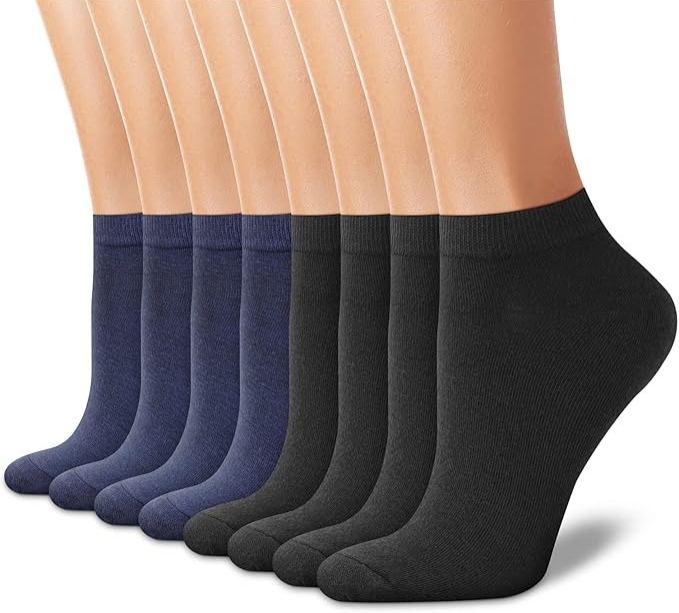 8 Pairs Of Non Slip Low Cut Casual Socks8 Pairs Of Non Slip Low Cut Casual Socks - Image 4
