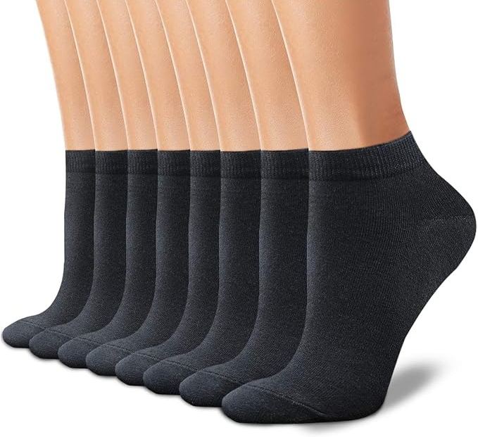 8 Pairs Of Non Slip Low Cut Casual Socks8 Pairs Of Non Slip Low Cut Casual Socks - Image 5