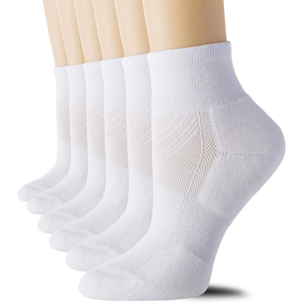 6 Pairs Women Running Ankle Athletic Sport Cushioned Socks