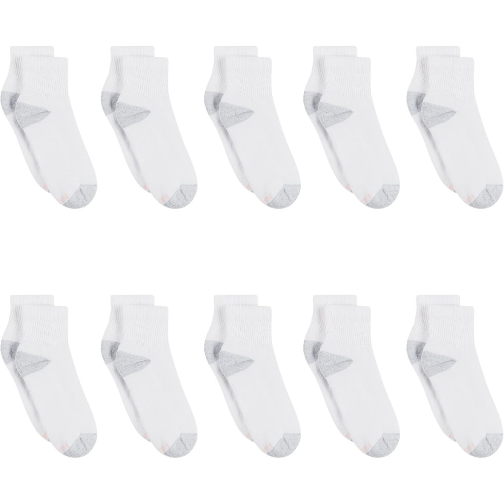 Pack of 10 Women Ankle Soft Moisture Wicking Socks