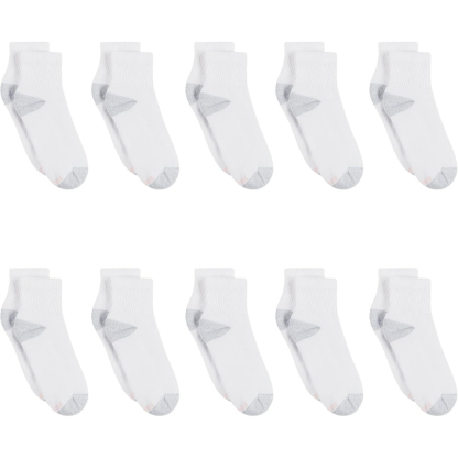 Pack of 10 Women Ankle Soft Moisture Wicking Socks