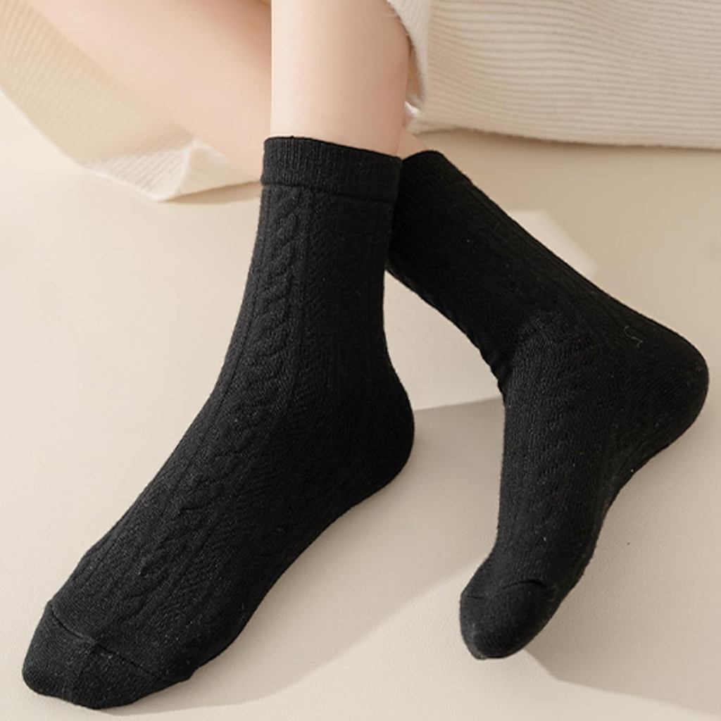 Women Fluffy Slipper and Boot Fuzzy Winter Cozy Socks