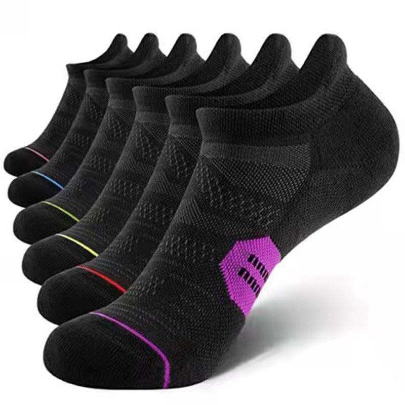 Men's And Women's Sports Running Fitness Socks 6 Pairs-Plantar Socks