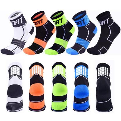 Professional Reflective Cycling Breathable Sports Socks-Plantar Socks