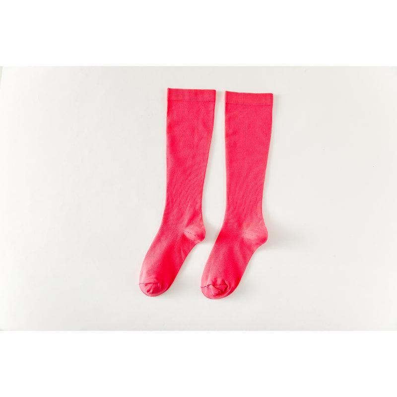 Compression Socks Candy Color Knee Socks-Plantar Socks