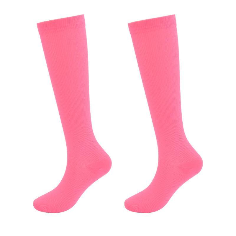 9 Pairs Solid Color Long Tube Sports Socks-Plantar Socks