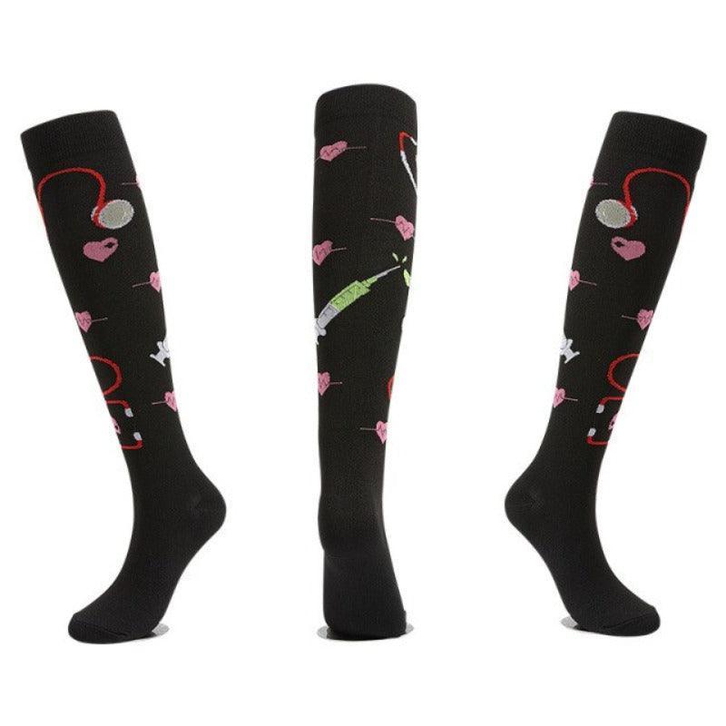 Funny Style Compression Running Sports Socks For Men & Women-Plantar Socks