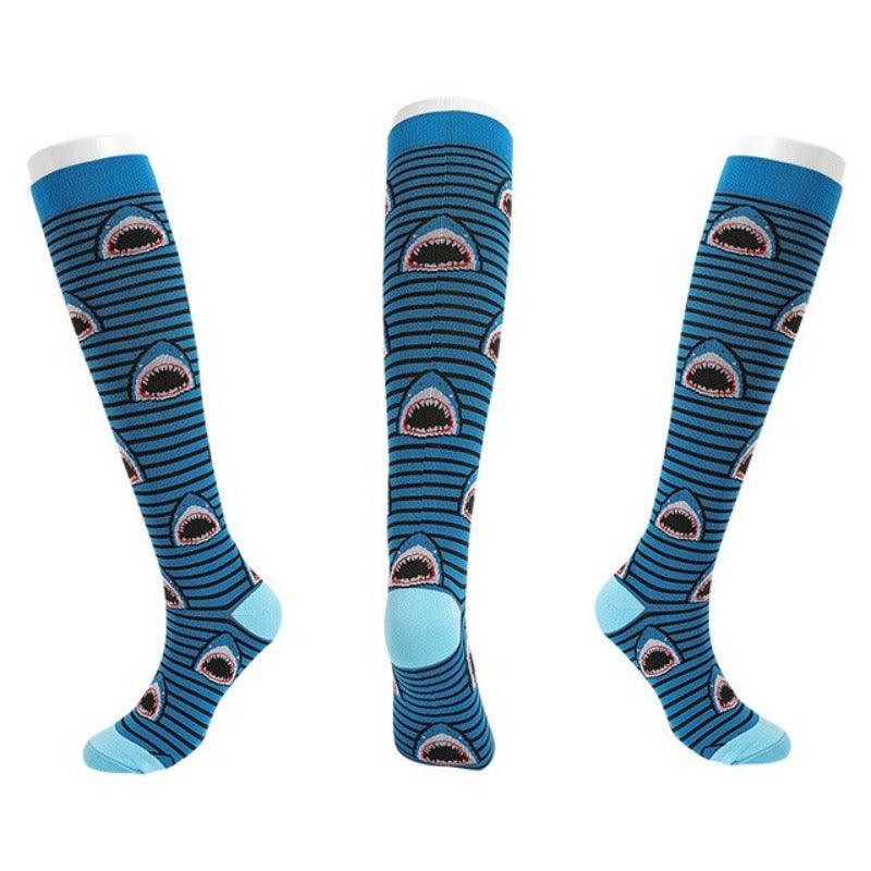 Funny Style Compression Running Sports Socks For Men & Women-Plantar Socks