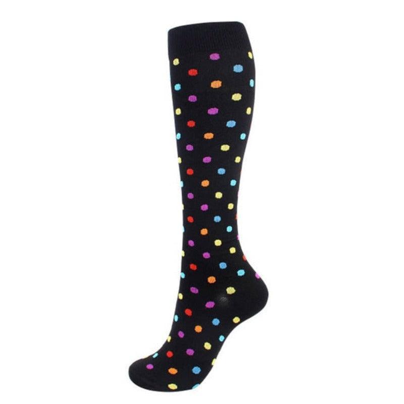 Compression Colorful Funny Patterns Socks For Sports-Plantar Socks