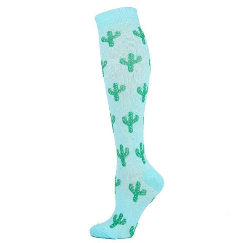 Compression Colorful Funny Patterns Socks For Sports-Plantar Socks