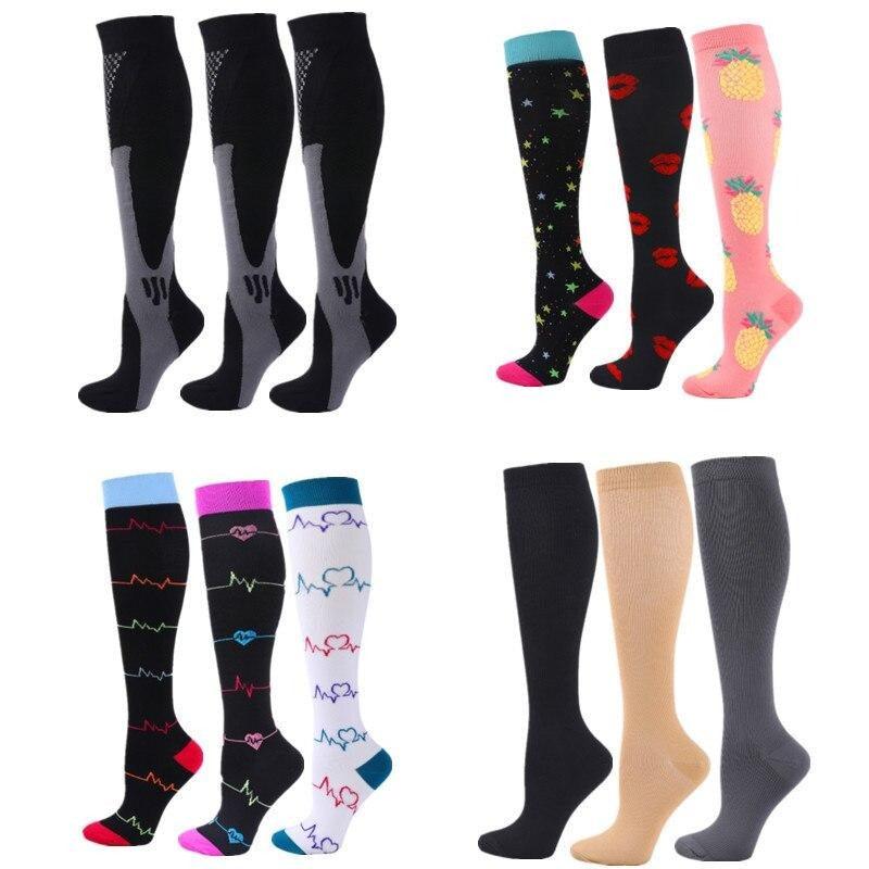Compression Stocking Women Socks (12-Pack)-Plantar Socks
