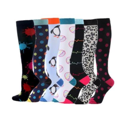 Colorful Compression Stocking For Women (7-Pack)-Plantar Socks