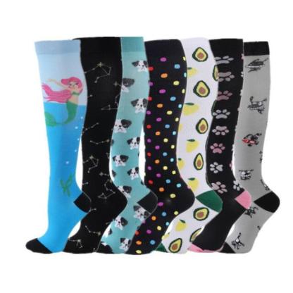 Colorful Compression Stocking For Women (7-Pack)-Plantar Socks