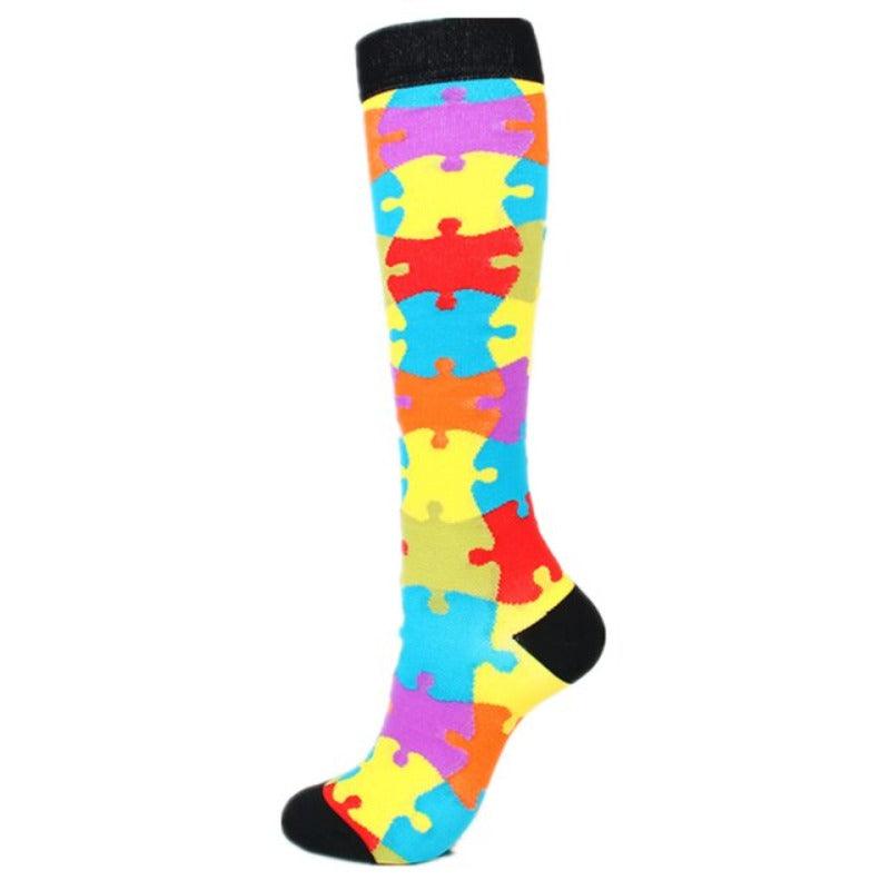 6 Funny Styles Compression Socks For Women-Plantar Socks6 Funny Styles Compression Socks For Women - Image 7
