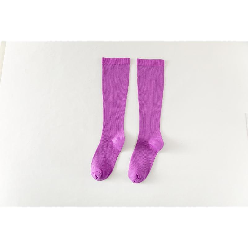 Compression Socks Candy Color Knee Socks-Plantar SocksCompression Socks Candy Color Knee Socks - Image 4