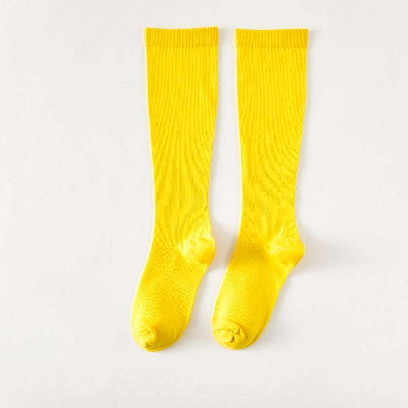 Compression Socks Candy Color Knee Socks-Plantar Socks