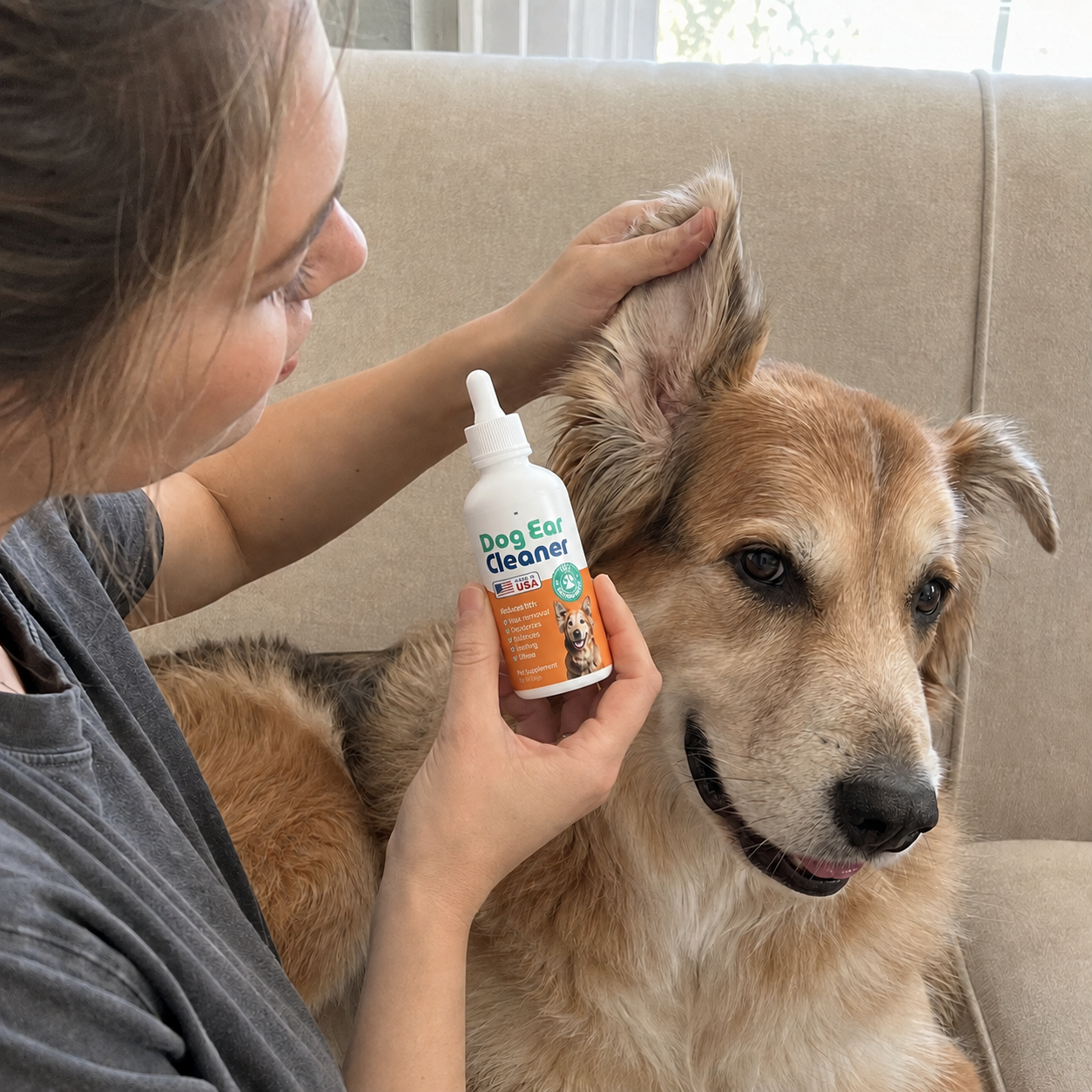 Natural Pet Grooming Supplement 1oz Dropper Bottles