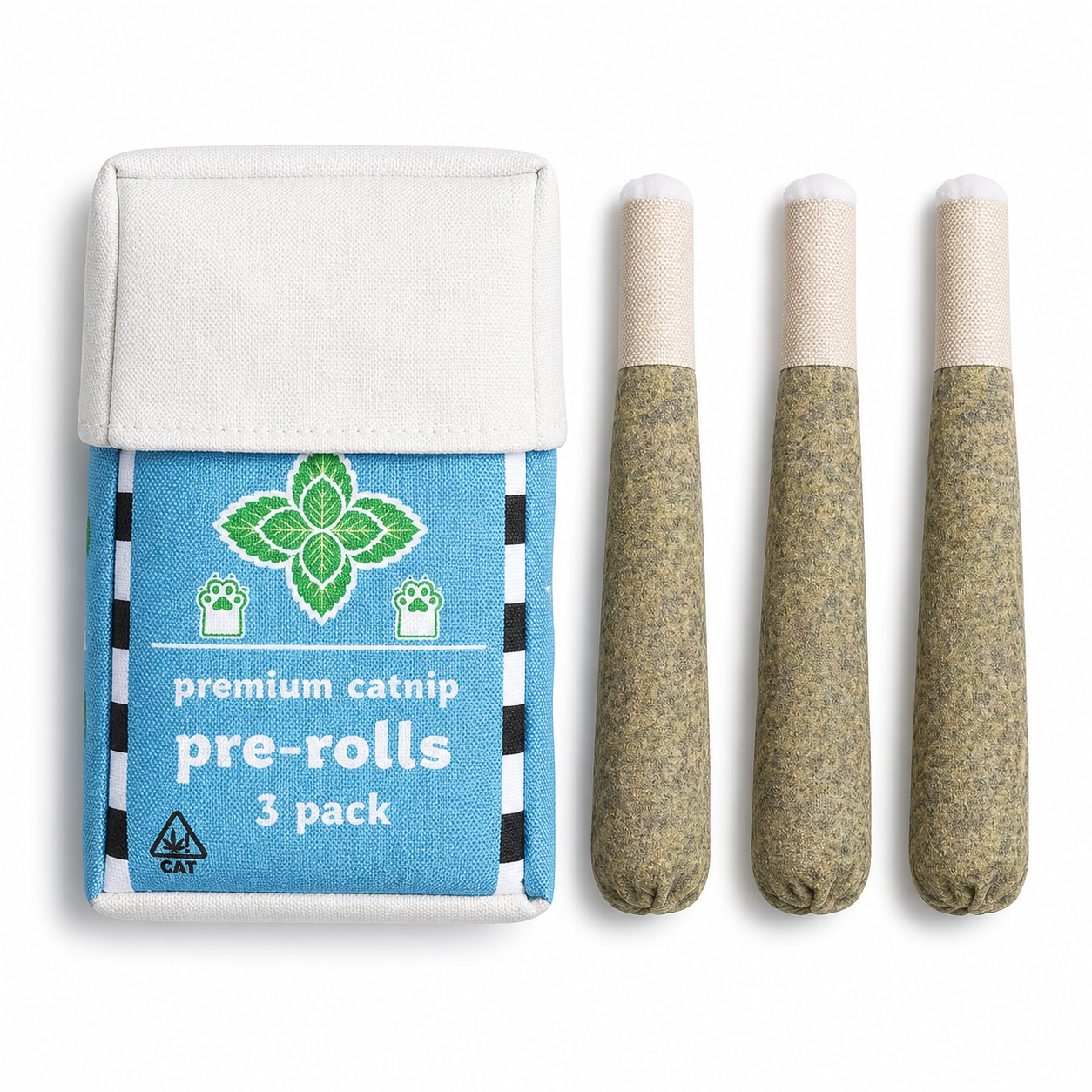 3 Pack Herb Filled Natural Stimulation Roll For Cats And Kittens
