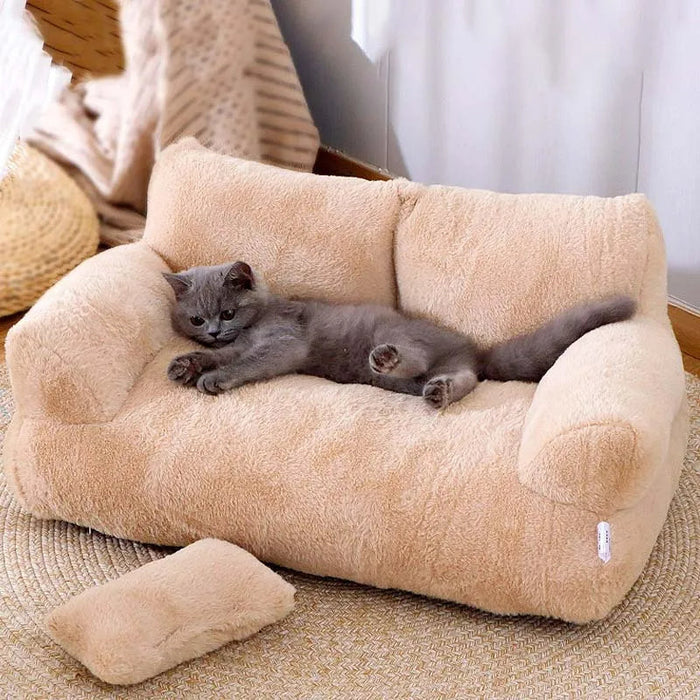 Comfortable Pet Sofa-Paw Print Pad