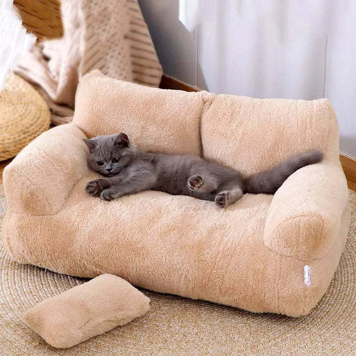 Comfortable Pet Sofa-Paw Print Pad